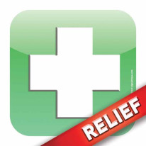 Plaque de porte Relief´Icone® Dimension H120 x L12