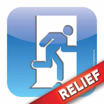 Plaque de porte Relief´Icone® Dimension H120 x L12