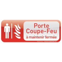 Plaque de Porte Coupe Feu Text´icone®