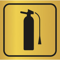 Picto gravé Extincteur - Gamme Métal