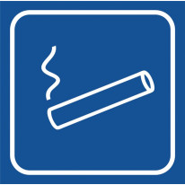 Picto gravé Zone fumeur - Gamme Couleur