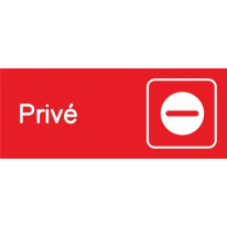 Plaquette gravée Privé - Gamme Couleur