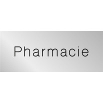 Signalétique gravée Pharmacie - Gamme Métal