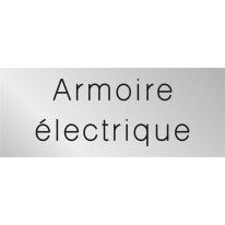 Signalétique gravée Armoire électrique  - Gamme Mé