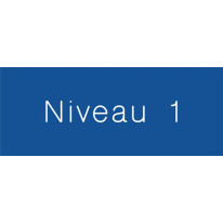 Signalétique gravée Niveau 1 - Gamme Couleur