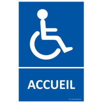 Panneau Accueil Handicapés
