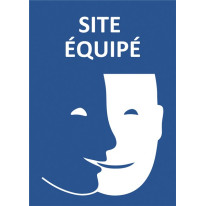 Panneau Site Equipé pour Personnes Handicapées Men