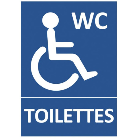 Panneau Toilettes Handicapés