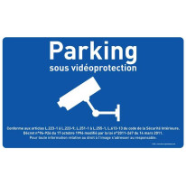 Panneau Parking Sous Surveillance Vidéo