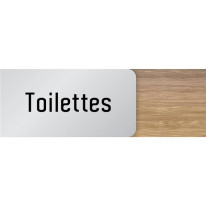 Signalétique Toilettes en Bois et Aluminium - Gamm