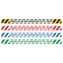 Bandes de marquage au sol MERCI DE NE PAS FRANCHIR