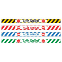 Adhésif pour sol Accès Interdit