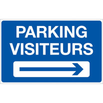 Panneau Parking Visiteurs à Droite - P25