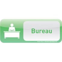 Plaque de porte Bureau Text´icone®