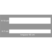 Pochoirs pour marquage de ligne de parking