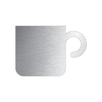 Pictogramme Restaurant découpé en aluminium