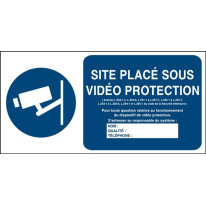 Panneau vidéo protection