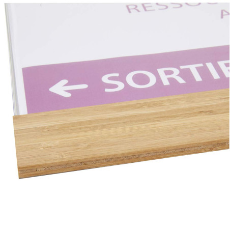 Plaque de porte Bois Modulable - Gamme Wood®