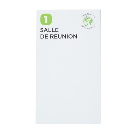 Plaque de porte magnétique personnalisable H 350 x L 200 mm