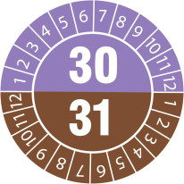 Pastille calendrier 30/31