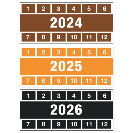 Kit pastilles calendrier 2024/2025/2026