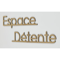 Gamme Or PVC 3.2 mm - texte personnalisé