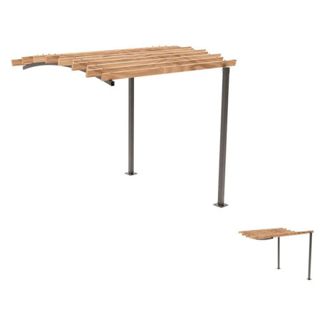 Pergola module initial gris Pergola module initial gris