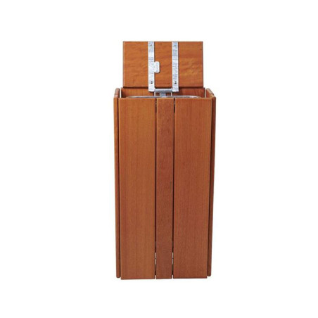 Corbeille rectangulaire - 100 litres ouverte
