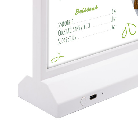 Porte-affiche à poser LED