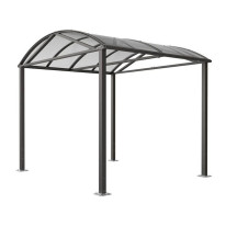 Passage couvert voûté gris module initial