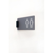 Drapeau H250 x L150 - Toilettes Homme/Femme - Gamme ICE