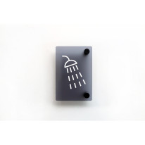 Plaque de porte H150 x L100 - Douche - Gamme ICE