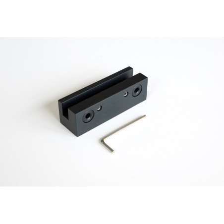 Plaque de porte H150 x L100 - à personnaliser - Fixation pince - Gamme ICE
