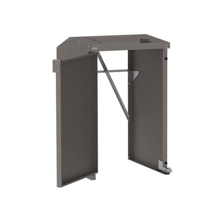 Abri conteneur & biodéchets simple – galvanisé 240 L