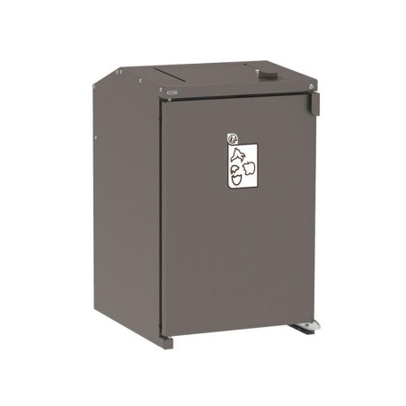 Abri 1 conteneur gris