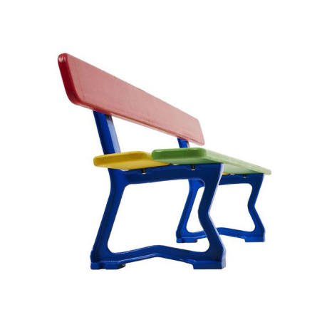 Banc spécial école maternelle de profil