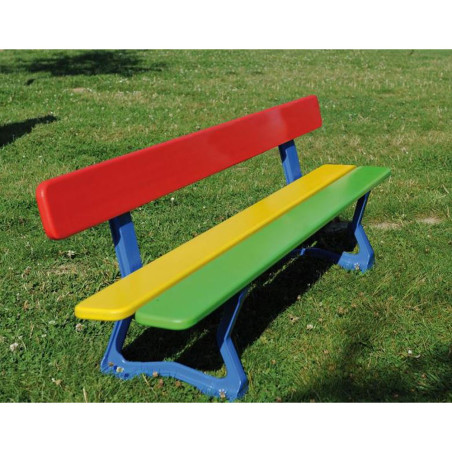 Banc spécial école maternelle en situation