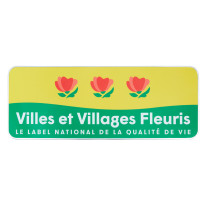 Panneau villes et villages fleuries - Classe 1 - H 350 x L 950 mm