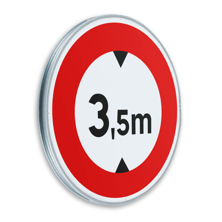 Panneau Limitation de hauteur - B12 - Gamme standard - Classe 1 Panneau Limitation de hauteur - B12 - Gamme standard - Classe 1
