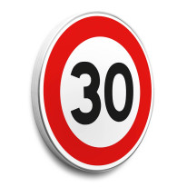 Panneau Limitation de vitesse 30 km/h - B14 - Gamme standard - Classe 1