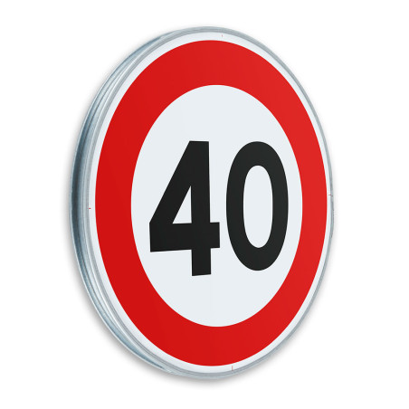 Panneau Limitation de vitesse 40 km/h - B14 - Gamme standard - Classe 1