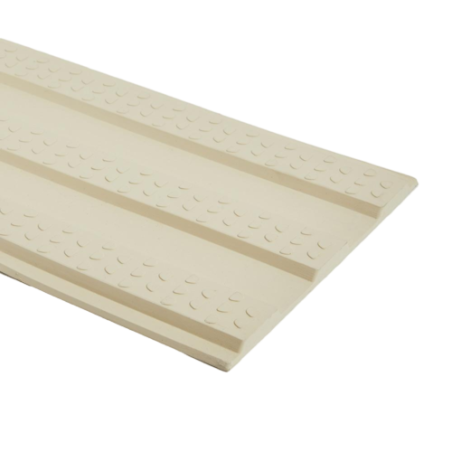 bande 3 cannelures crème zoom