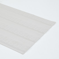bande 4 cannelures zoom blanche