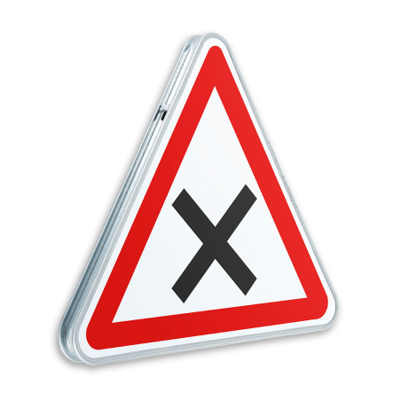 Panneau d´intersection priorité à droite - AB1  -Gamme standard - Classe 1