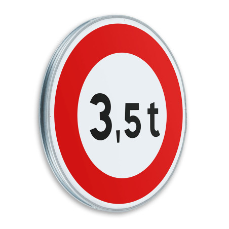 Panneau Limitation de tonnage 3.5 t - Gamme standard - Classe 1 Panneau Limitation de tonnage 3.5 t - Gamme standard - Classe 1