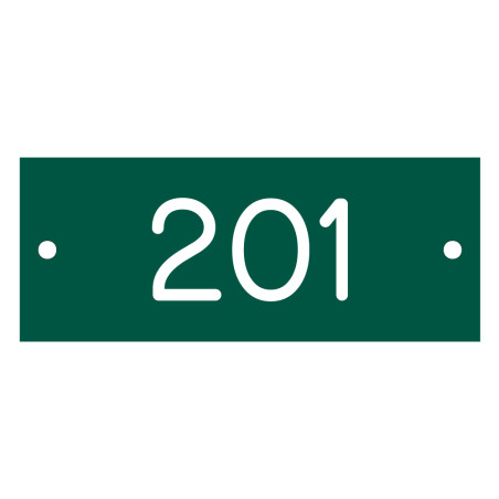 Plaque Gravée avec Numéros de Porte pour Extérieur