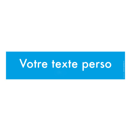 Plaque de Porte gamme Pop Art® en plexi - Texte pe Plaque de Porte gamme Pop Art® en plexi - Texte pe