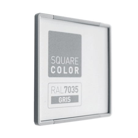 Plaque de porte Embouts gris - Square Color