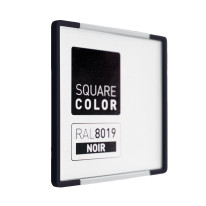 Plaque de porte Embouts noirs - Square Color