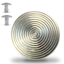 clou podotactile acier zingué